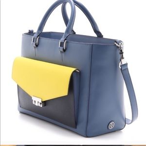 Tory Burch Tote T-Lock Colorblock Crossbody